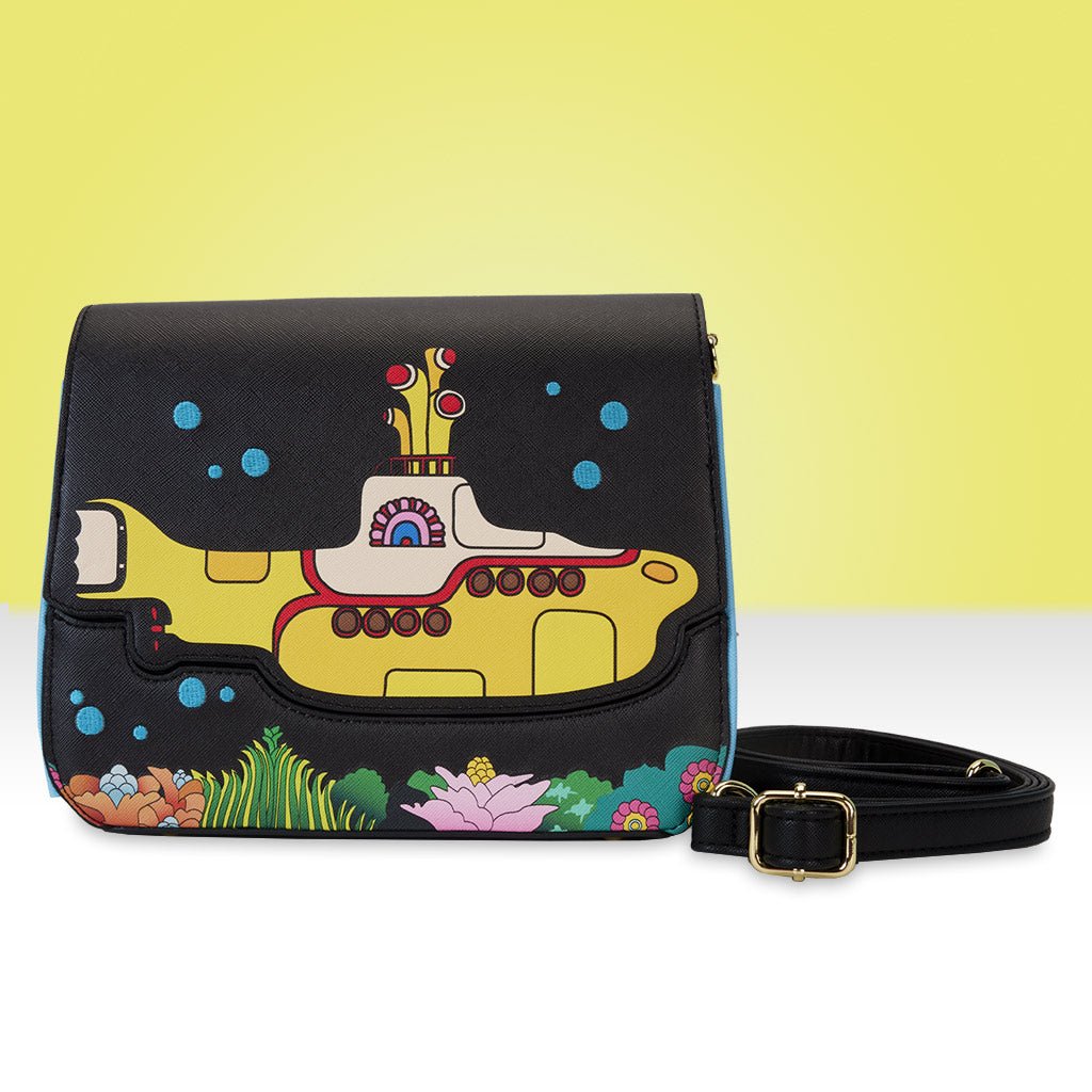 Loungefly x The Beatles Yellow Submarine Crossbody Bag – GeekCore