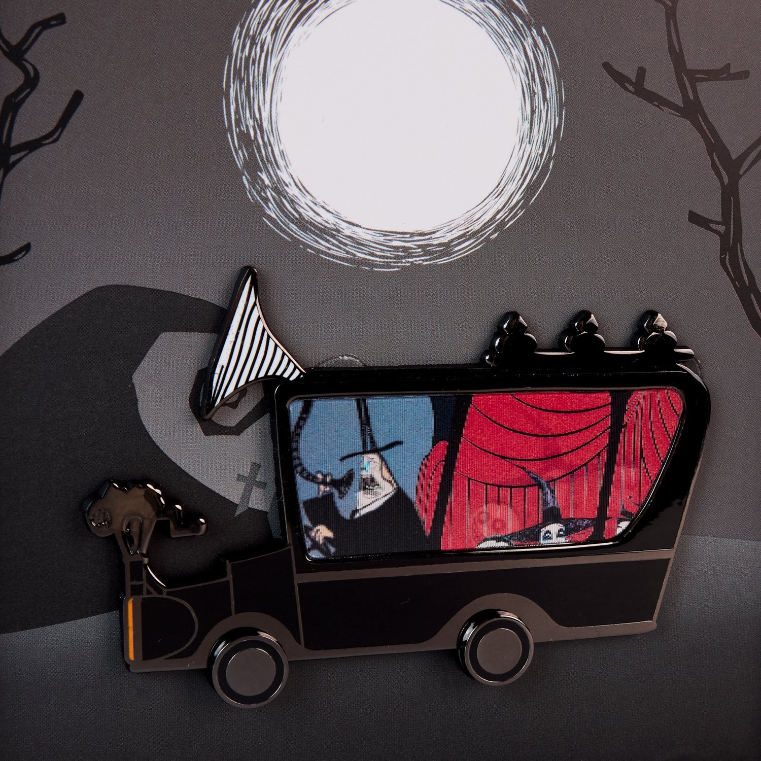 Loungefly x The Nightmare Before Christmas Halloween Party Lenticular 3" Collector Box Pin - GeekCore