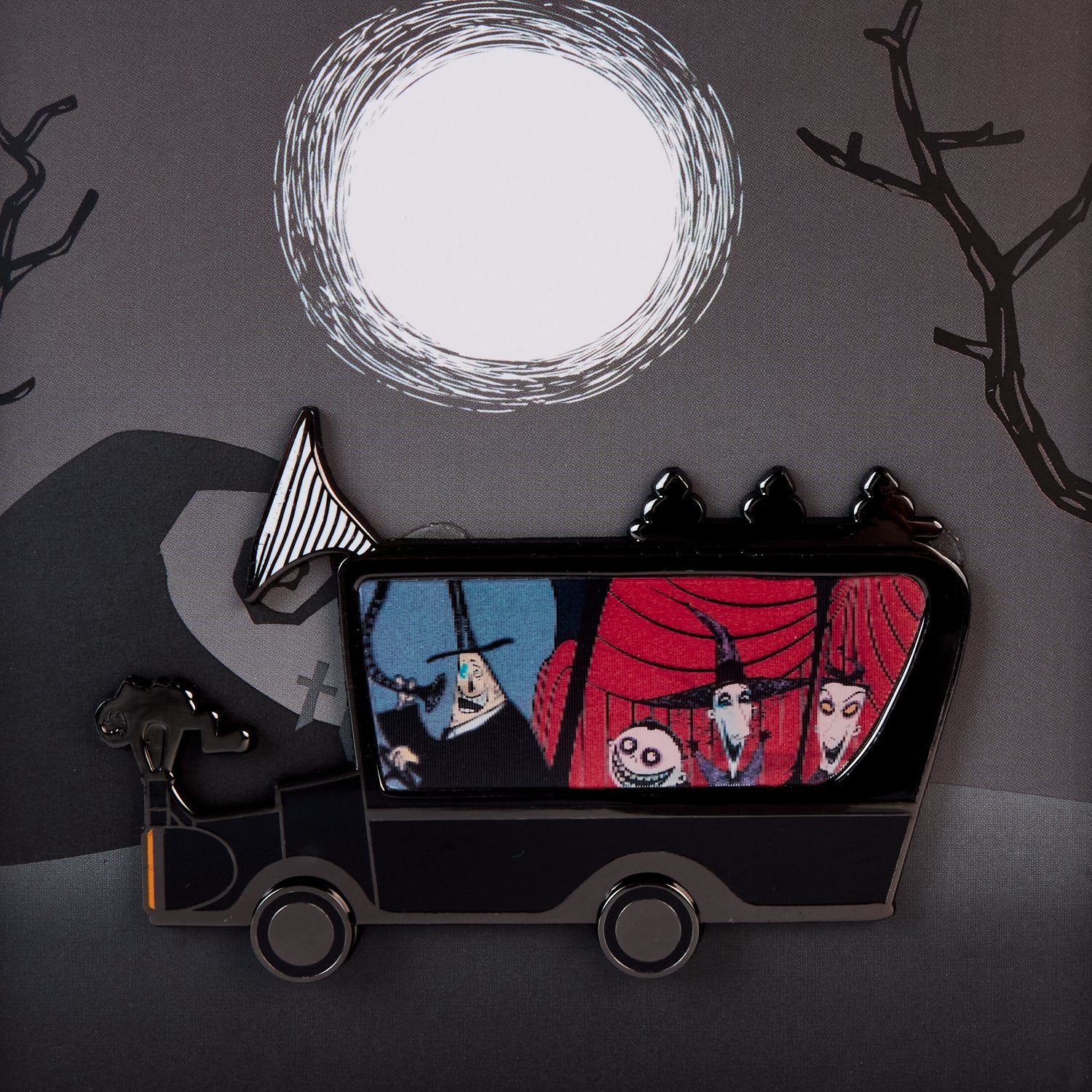 Loungefly x The Nightmare Before Christmas Halloween Party Lenticular 3" Collector Box Pin - GeekCore