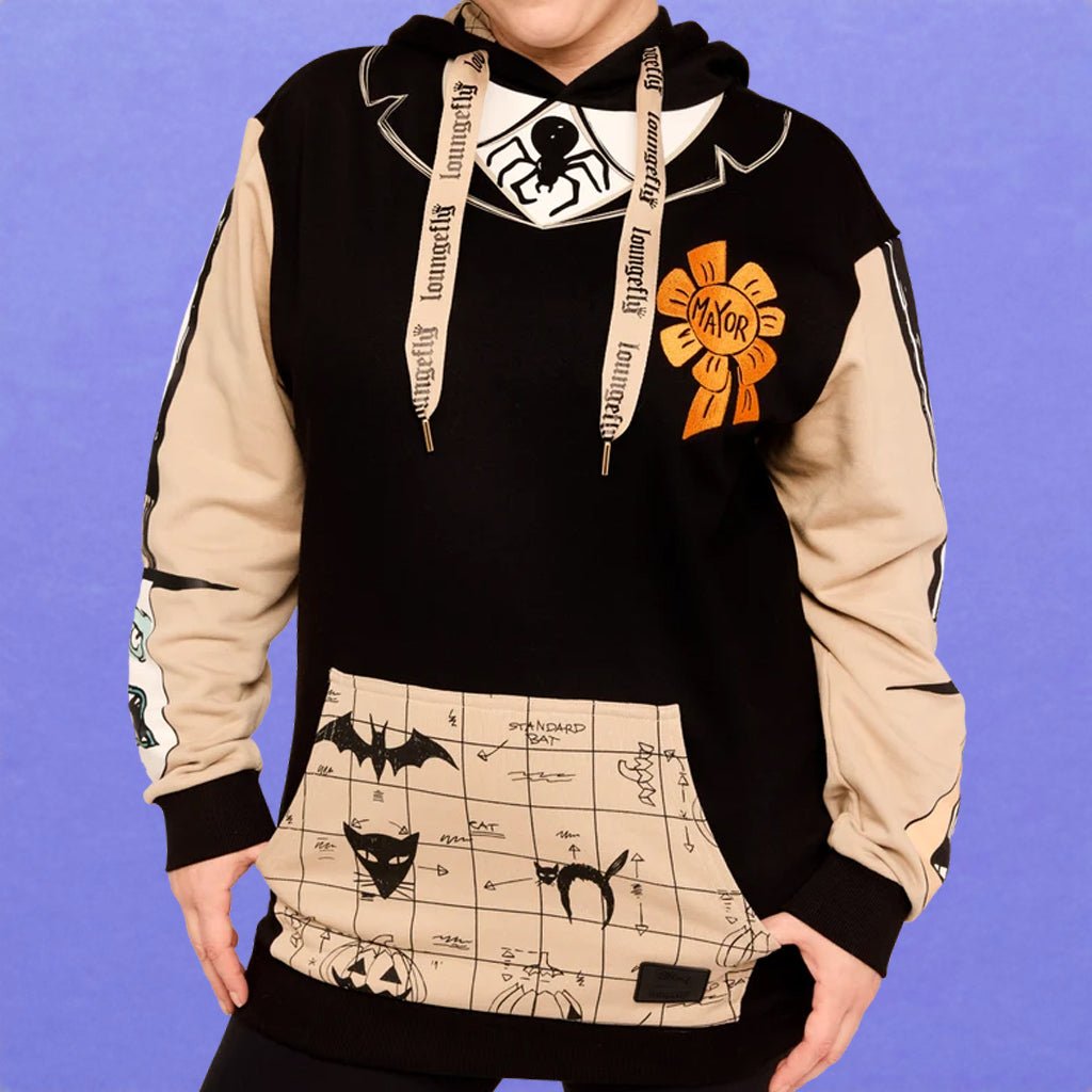 Loungefly x The Nightmare Before Christmas Mayor Hooded Sweatshirt - GeekCore