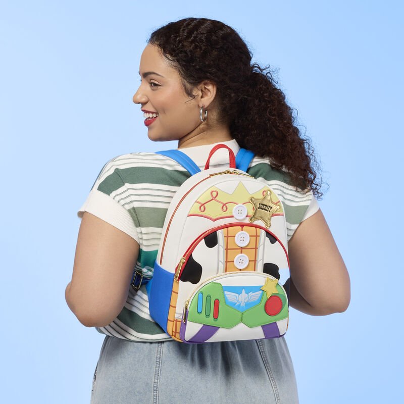 Loungefly x Toy Story 5 Triple Pocket Mid - Size Backpack - GeekCore