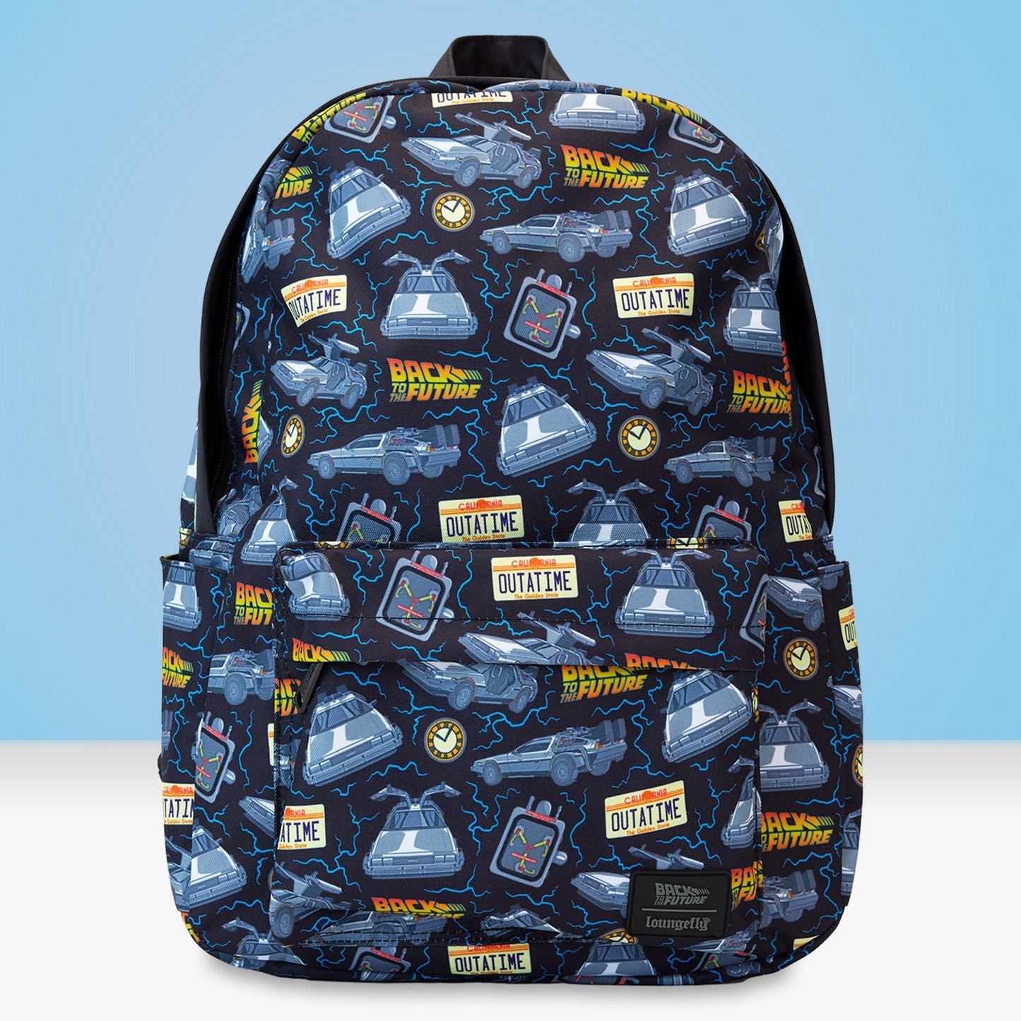 Loungefly x Universal Back to the Future 40th Anniversary Nylon Full - Size Backpack - GeekCore
