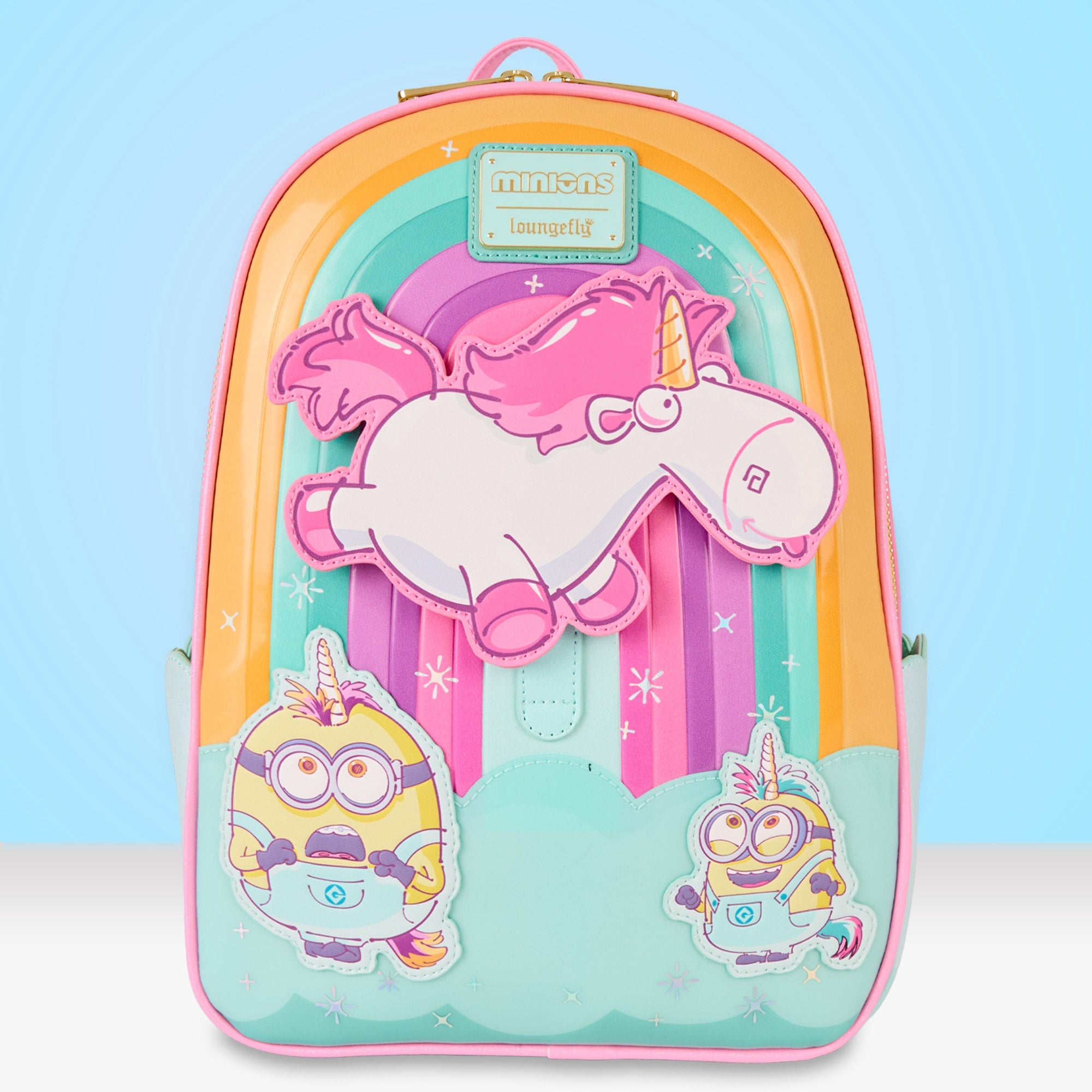Loungefly x Universal Minions Fluffy the Unicorn Mini Backpack - GeekCore
