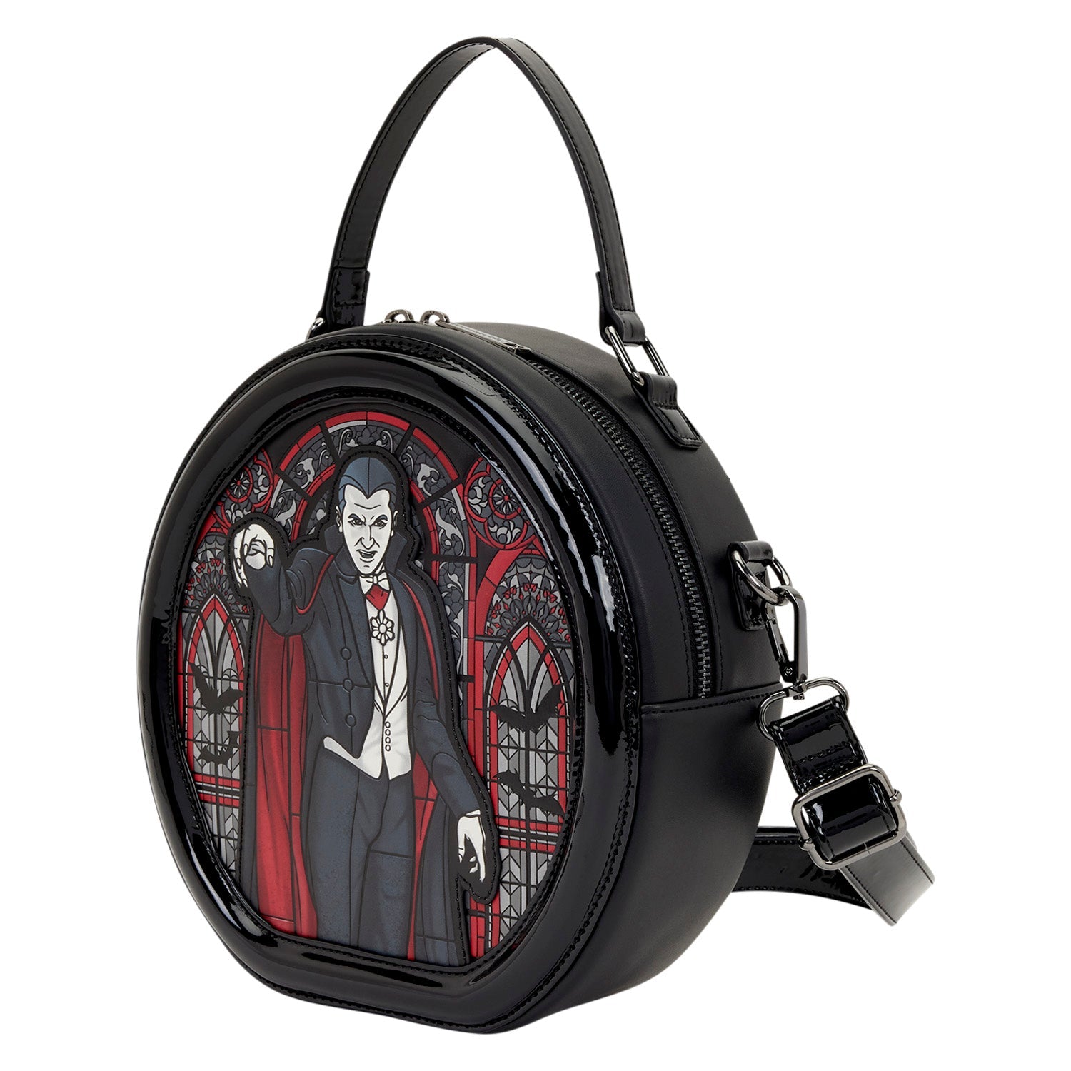 Loungefly x Universal Monsters Dracula & Frankenstein Crossbody Bag - GeekCore