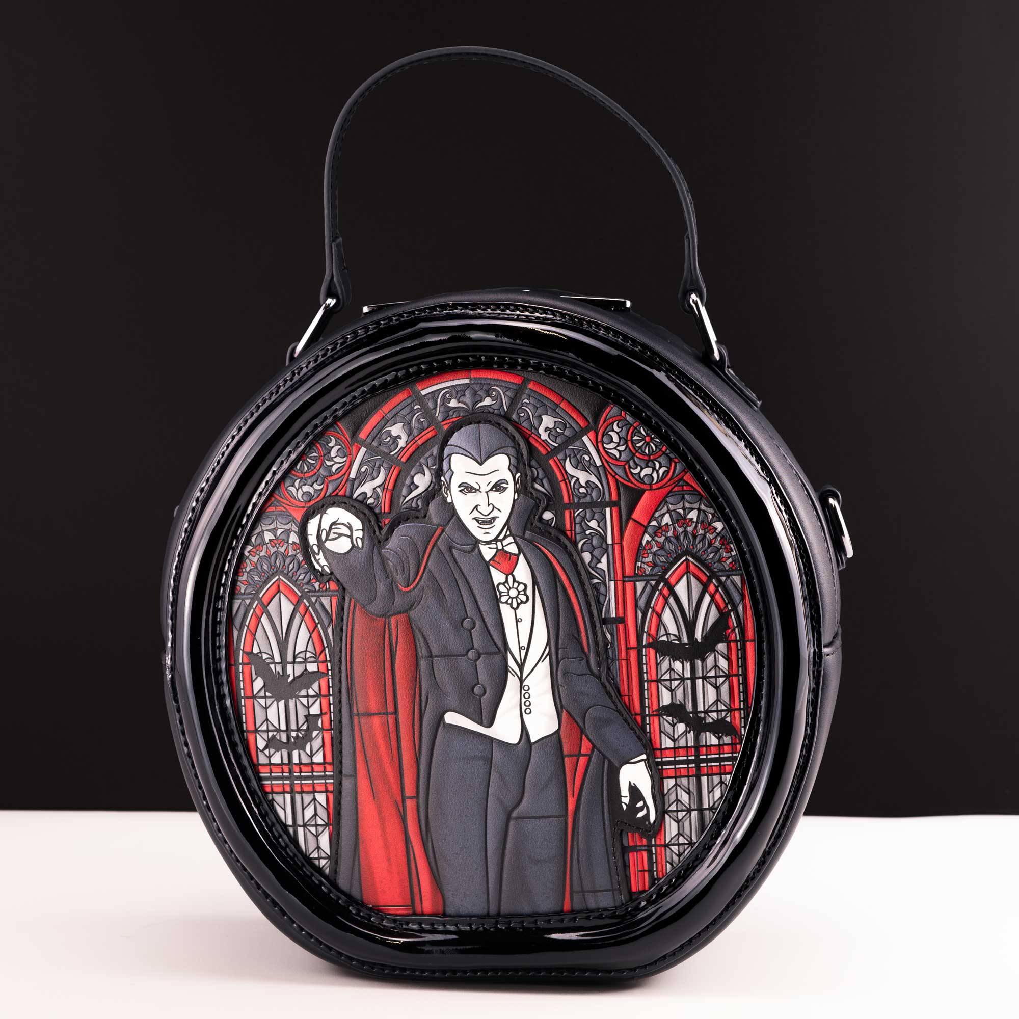 Loungefly x Universal Monsters Dracula & Frankenstein Crossbody Bag - GeekCore