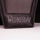Loungefly x Wednesday Dance Pose Coffin Crossbody Bag - GeekCore