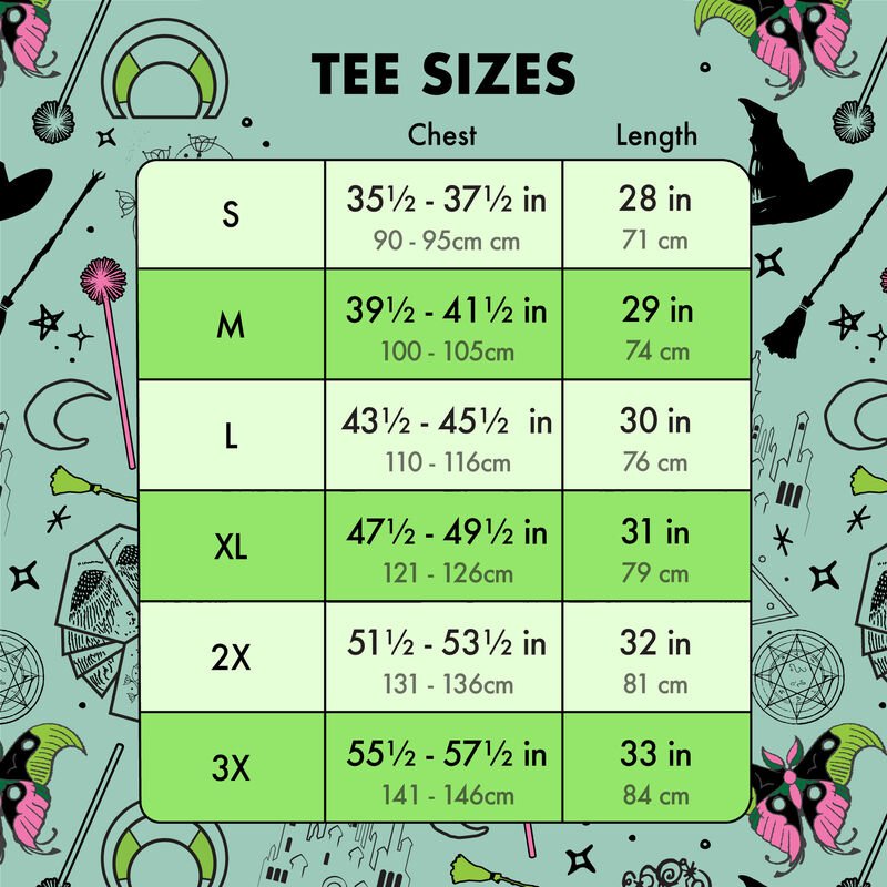 Loungefly x Wicked Elphaba & Glinda All-Over Print Unisex Tee - GeekCore