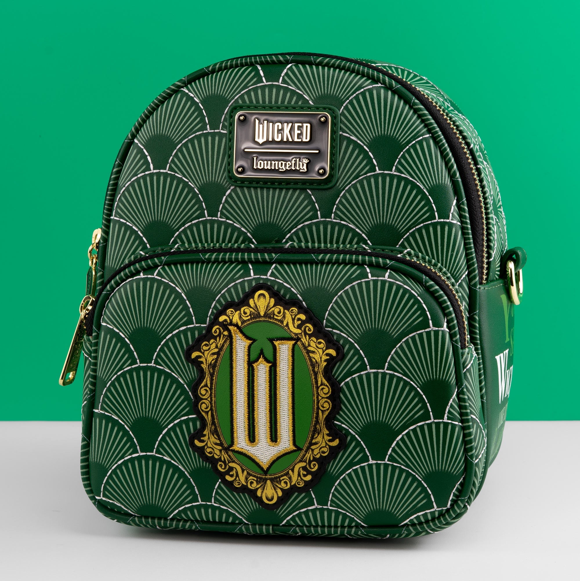 Loungefly x Wicked Elphaba Green Convertible Mini Backpack – GeekCore