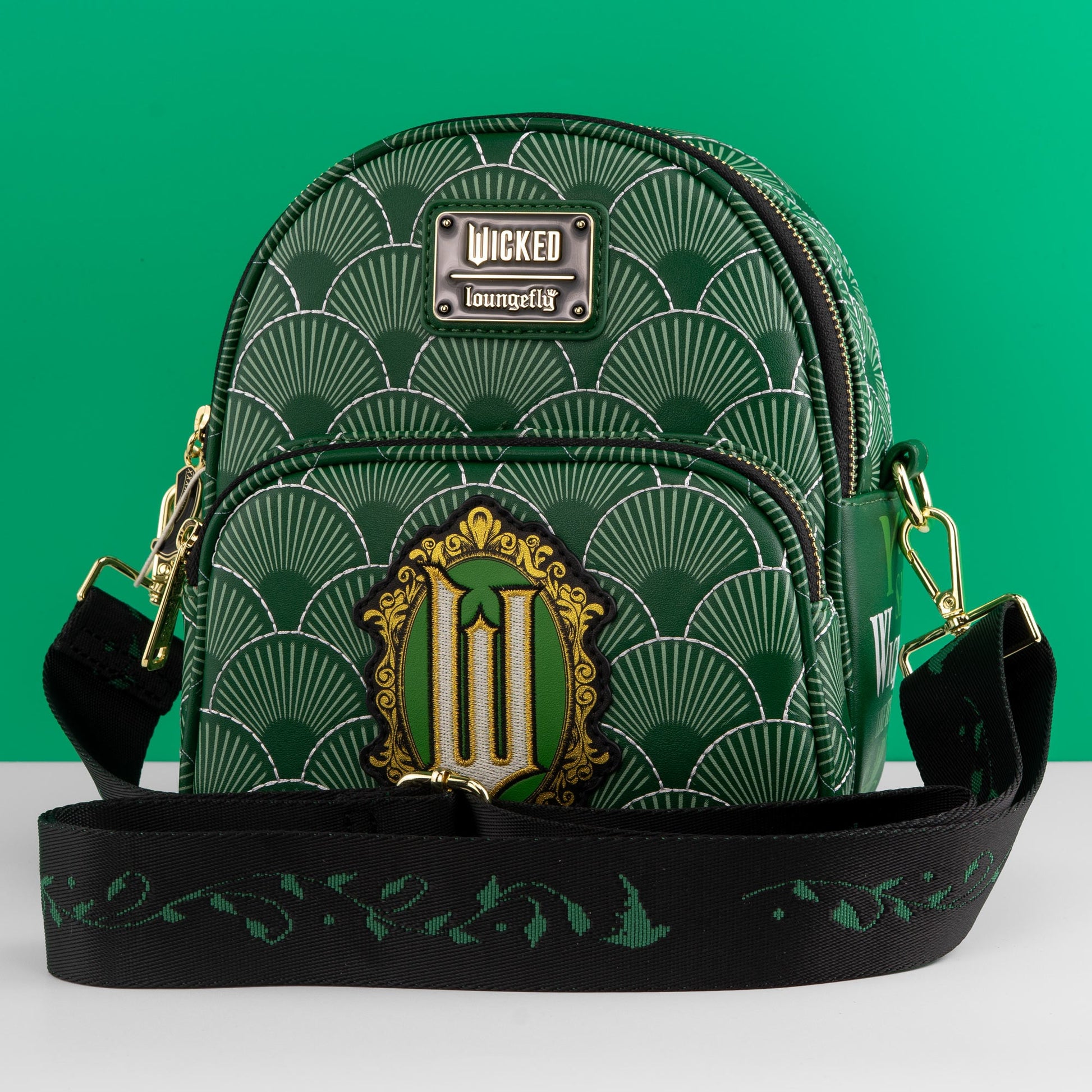 Loungefly x Wicked Elphaba Green Convertible Mini Backpack - GeekCore