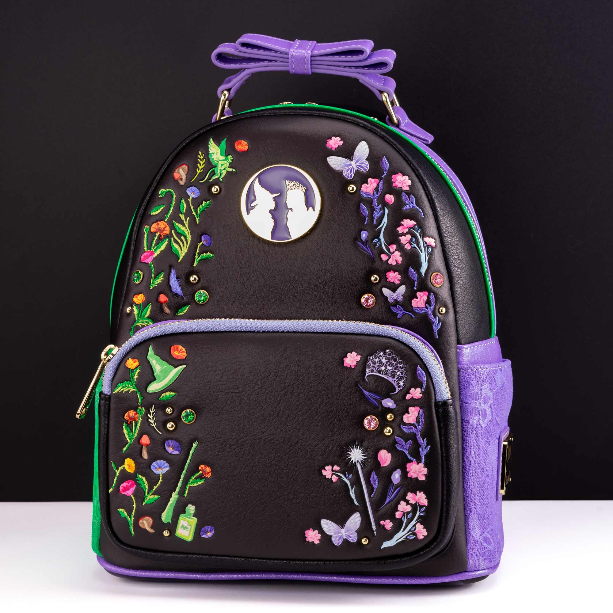 Loungefly x Wicked Floral & Lace Mini Backpack - GeekCore