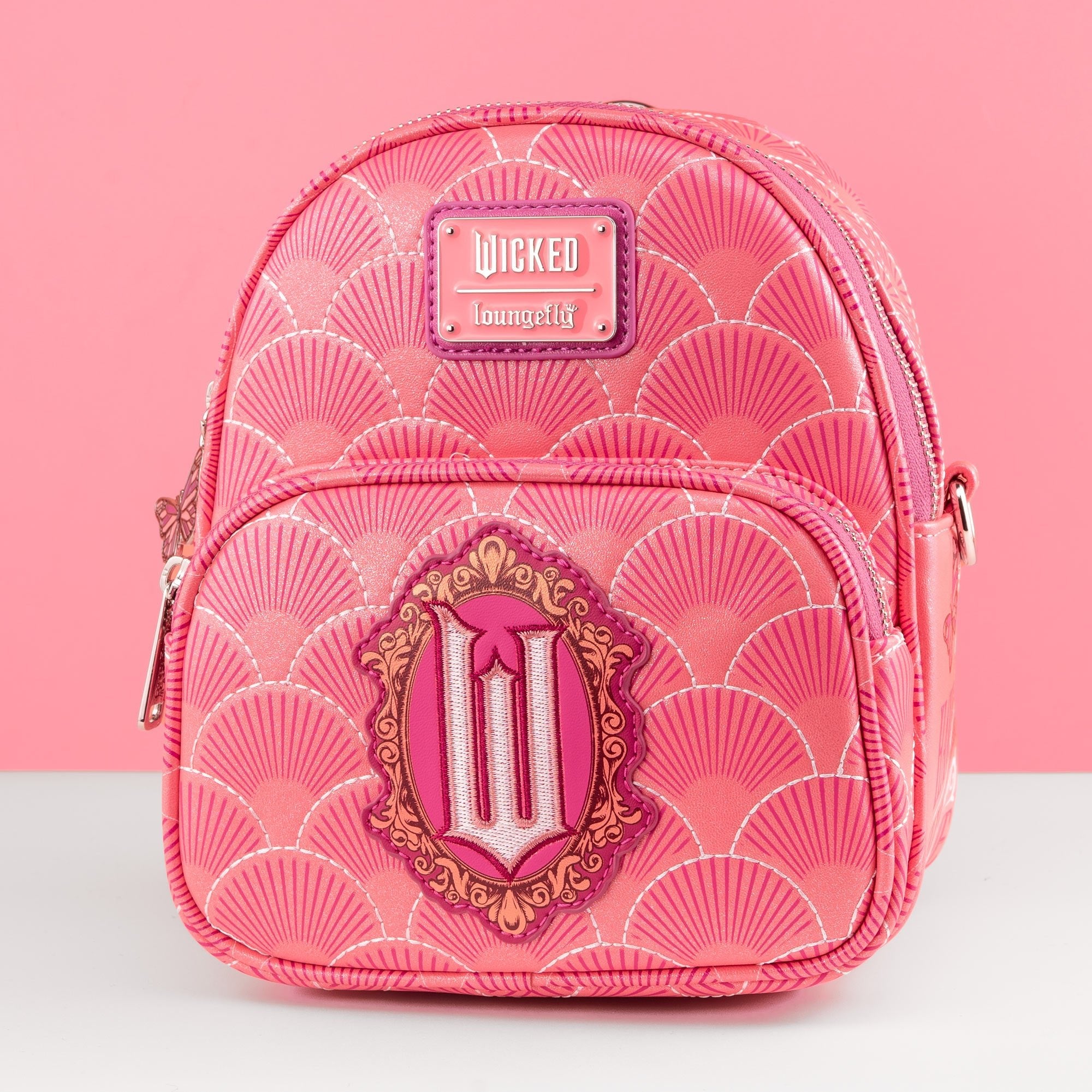Loungefly x Wicked Glinda Pink Convertible Mini Backpack - GeekCore