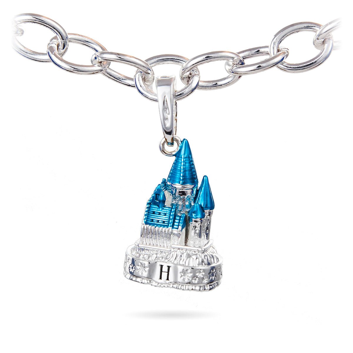 Lumos Charm #3: Hogwarts Castle (Silver) - GeekCore