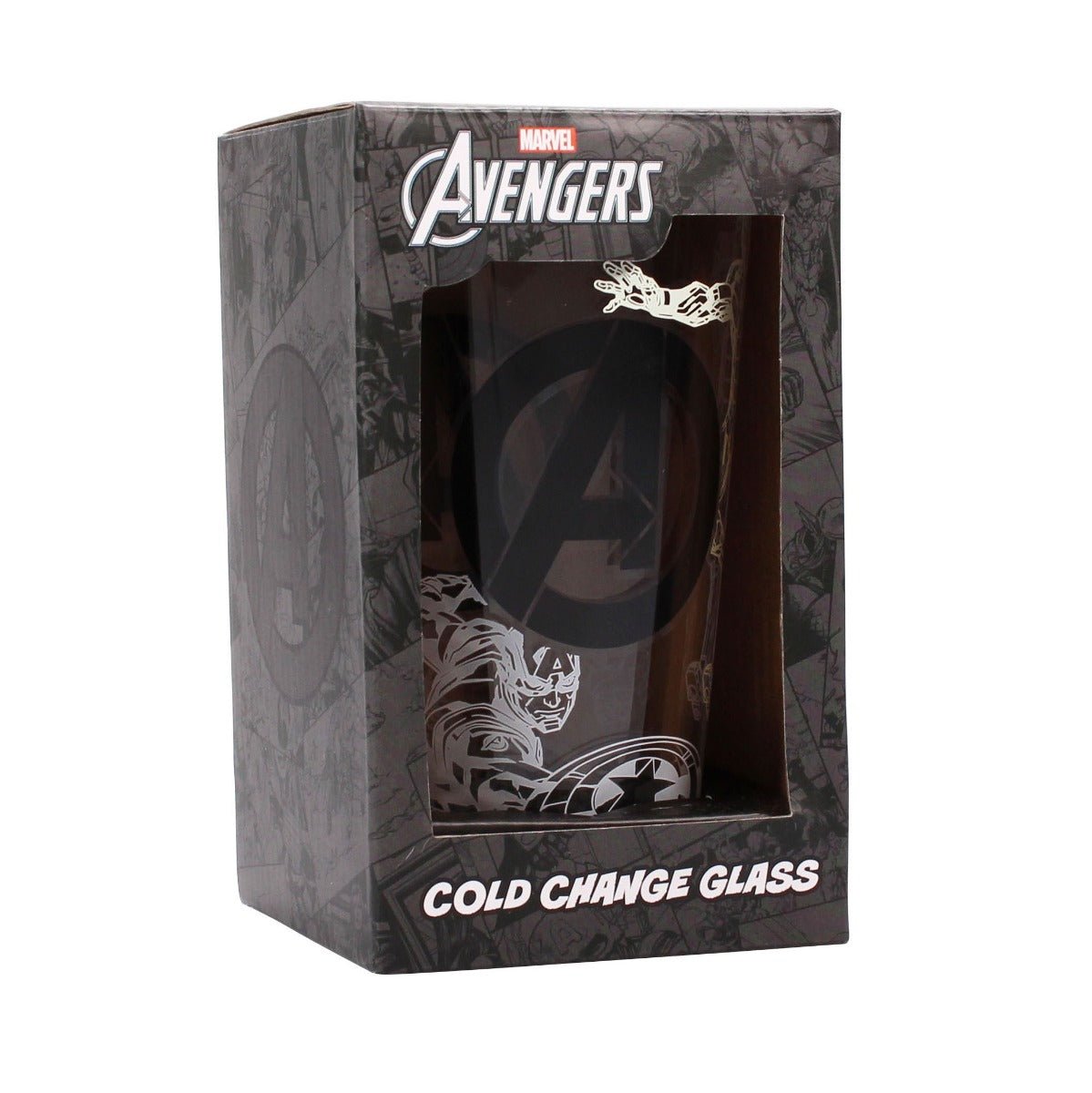 Marvel Avengers Cold Changing Glass - GeekCore