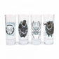 Marvel Black Panther 4 Set Shot Glasses - GeekCore