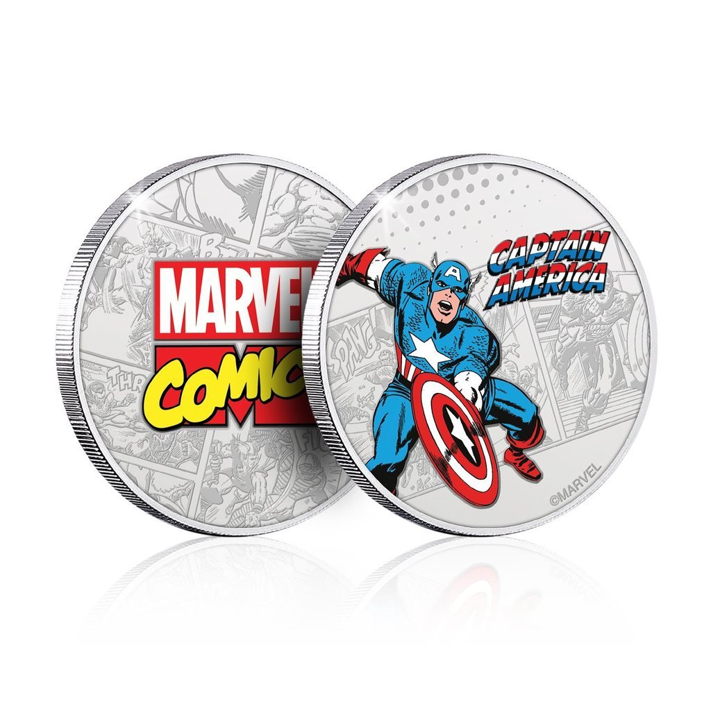 Marvel Captain America Collector's Coin - GeekCore
