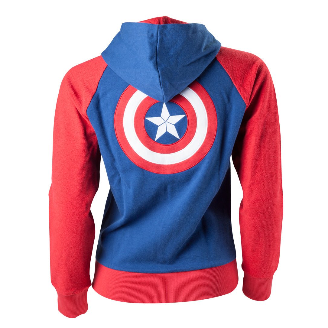 Marvel Captain America Shield Premium Mens Hoodie - GeekCore