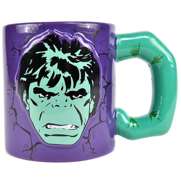 Marvel Embossed Hulk Mug - GeekCore