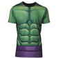 Marvel Hulk Muscle Sublimated T - Shirt - GeekCore