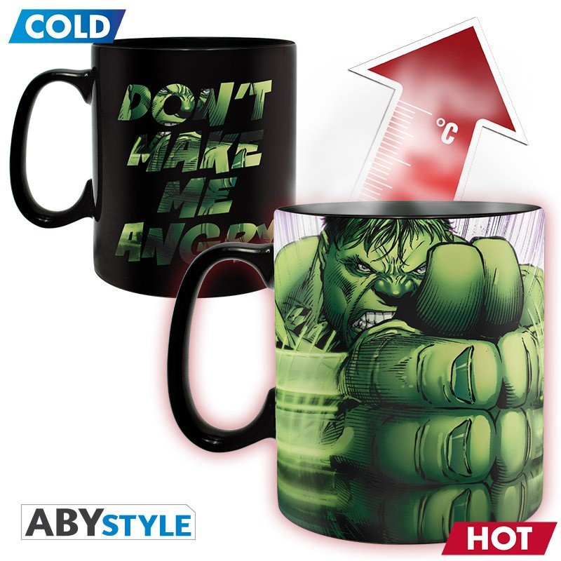 Marvel Incredible Hulk Heat Changing Mug - GeekCore