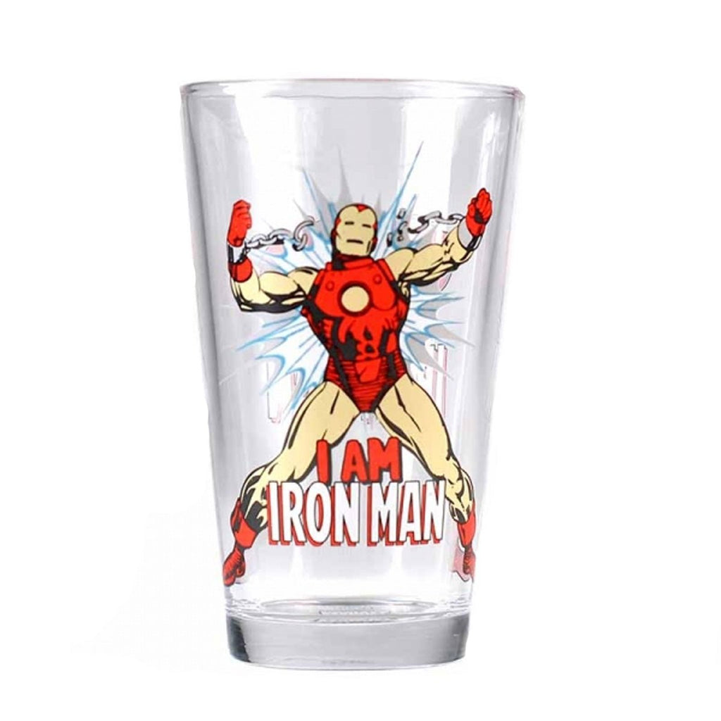 Marvel Invincible Iron Man Glass - GeekCore