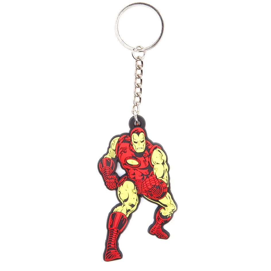 Marvel Iron Man Character Rubber Key Chain – GeekCore