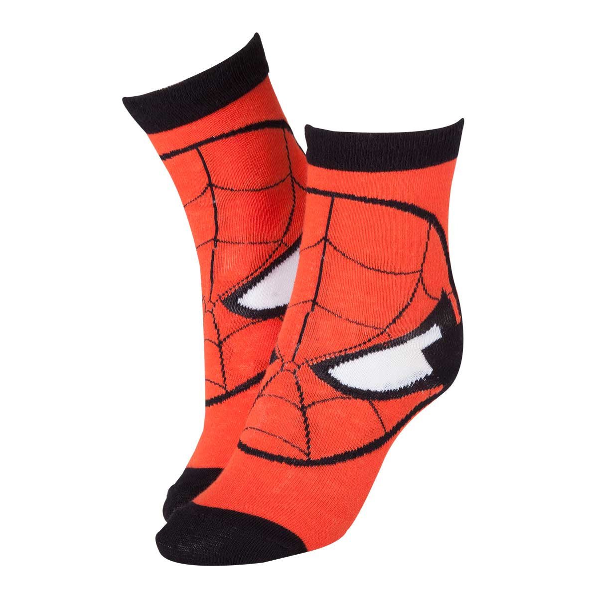 Marvel Spider - Man Mask Red Socks - GeekCore