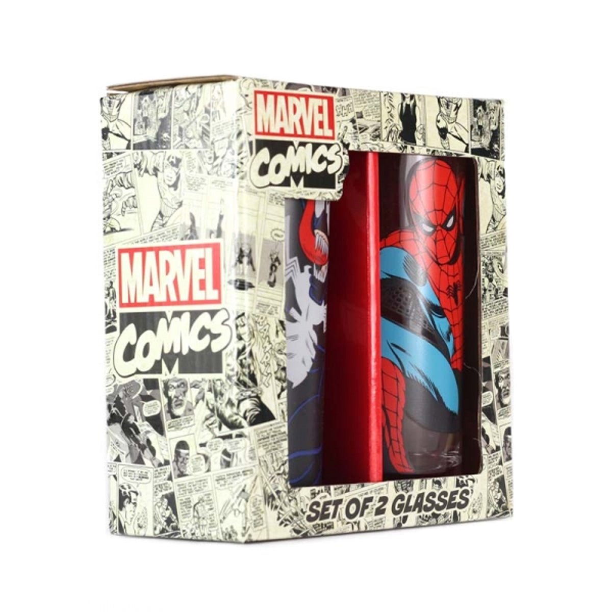 Marvel Spider - Man & Venom Glasses - GeekCore