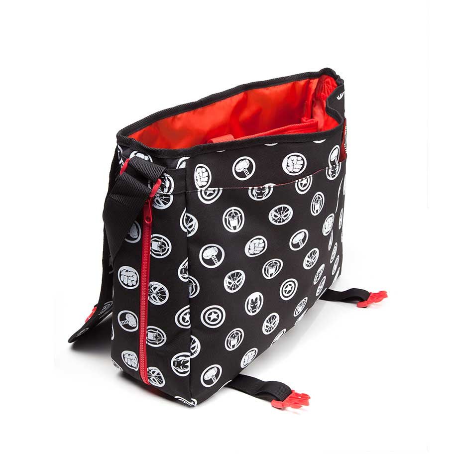 Marvel The Avengers Hero Icons Messenger Bag - GeekCore