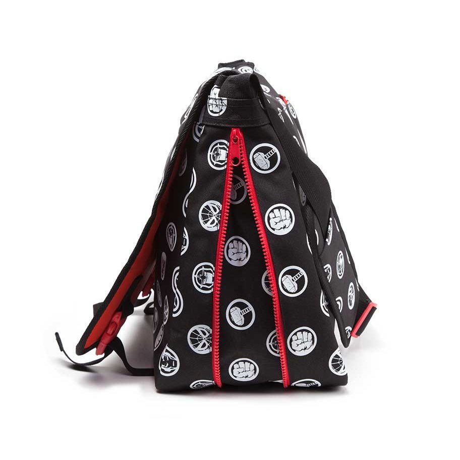 Marvel The Avengers Hero Icons Messenger Bag - GeekCore