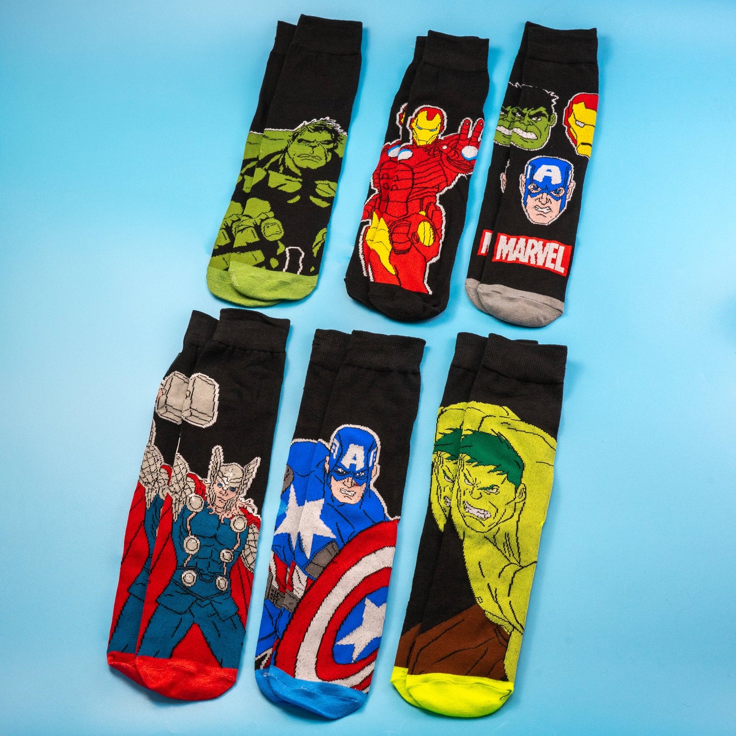 Marvel's Avengers Sock Pack (6 pairs) - GeekCore