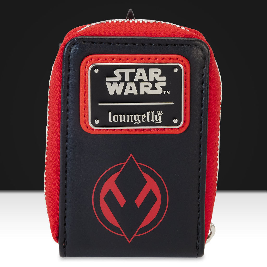 Loungefly x Star Wars Phantom Menace 25th Anniversary Darth Maul Accordion Wallet