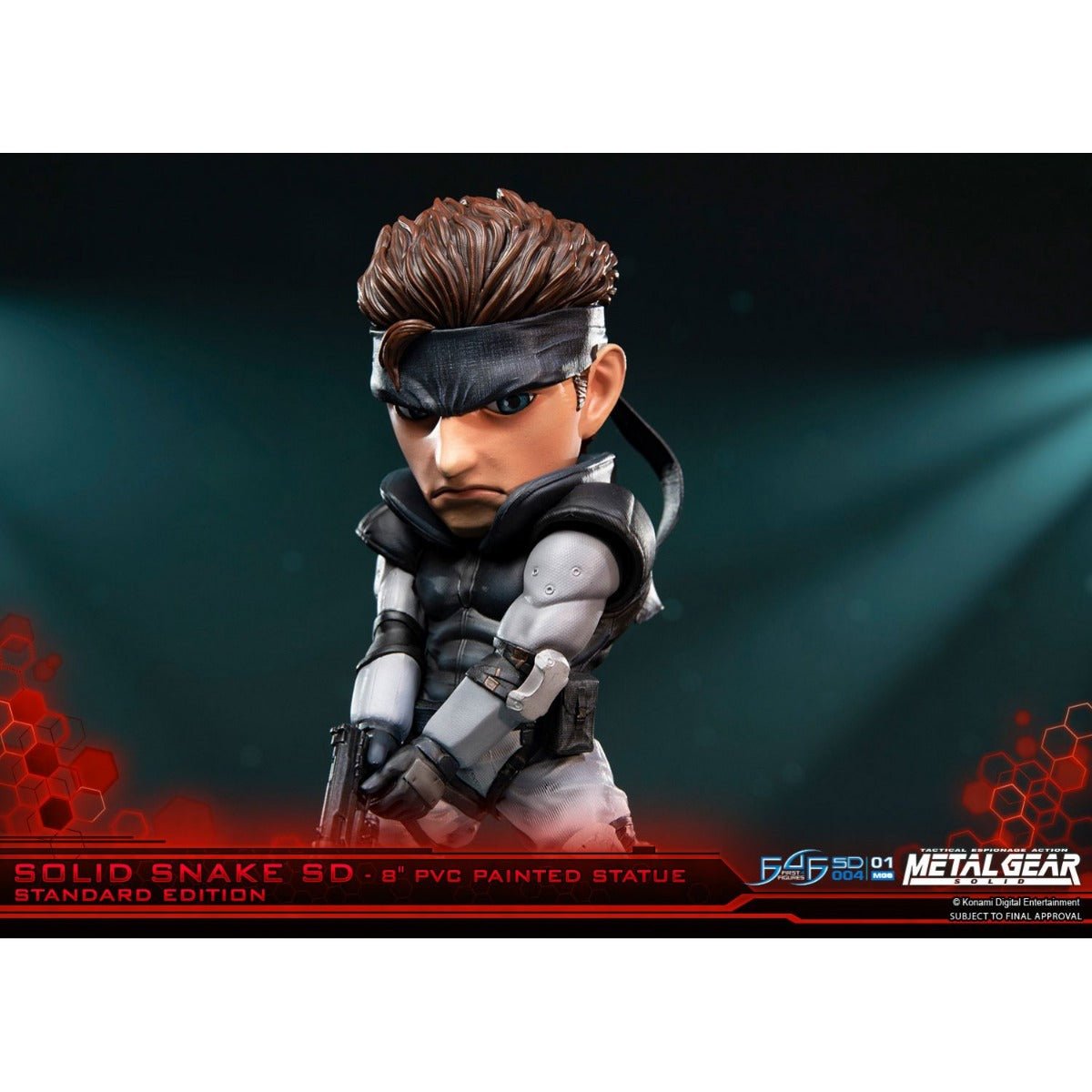 Metal Gear Solid - Solid Snake PVC Painted Statue - GeekCore