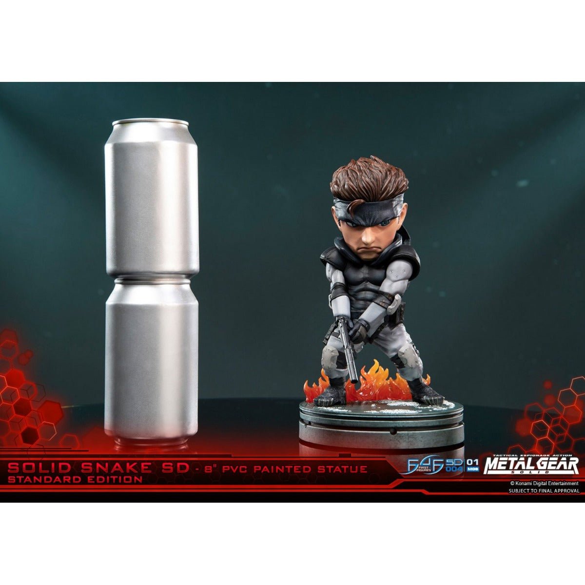 Metal Gear Solid - Solid Snake PVC Painted Statue - GeekCore