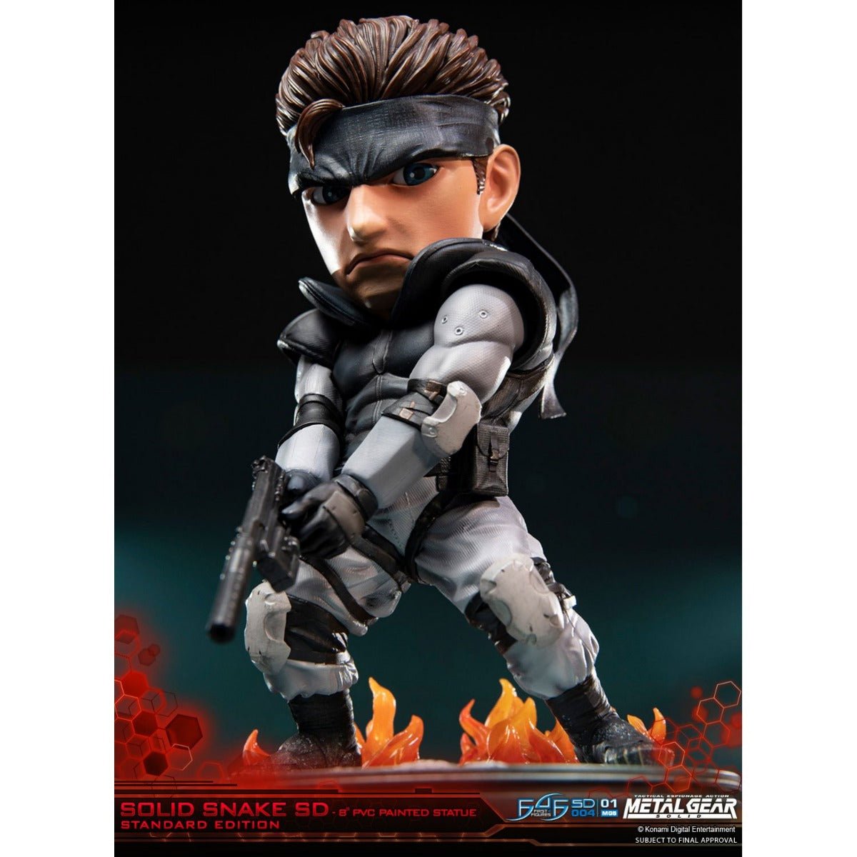 Metal Gear Solid - Solid Snake PVC Painted Statue - GeekCore