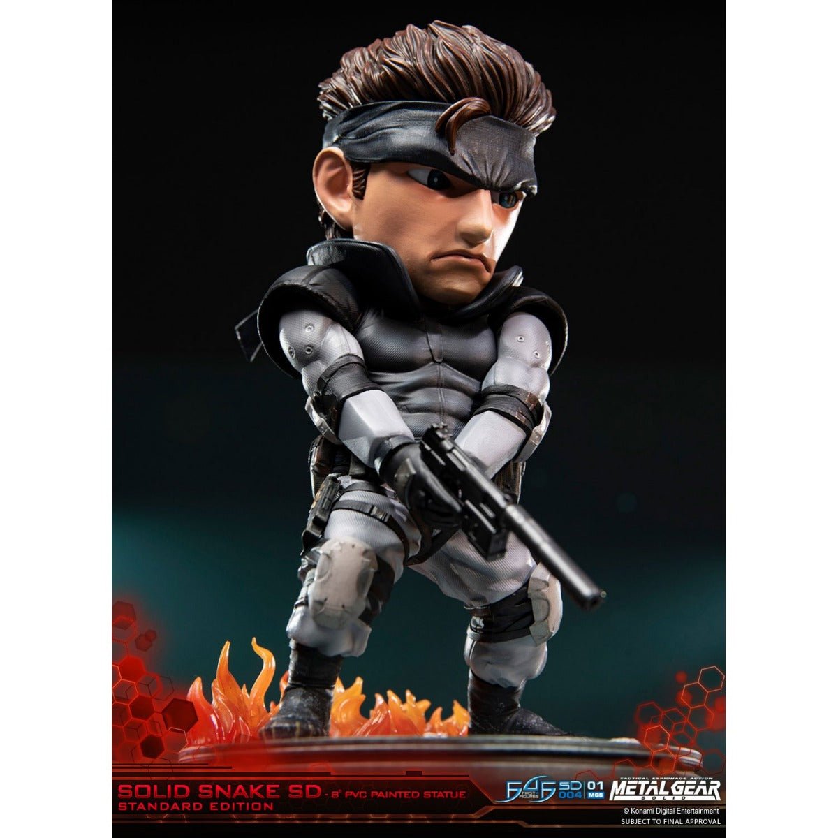 Metal Gear Solid - Solid Snake PVC Painted Statue - GeekCore