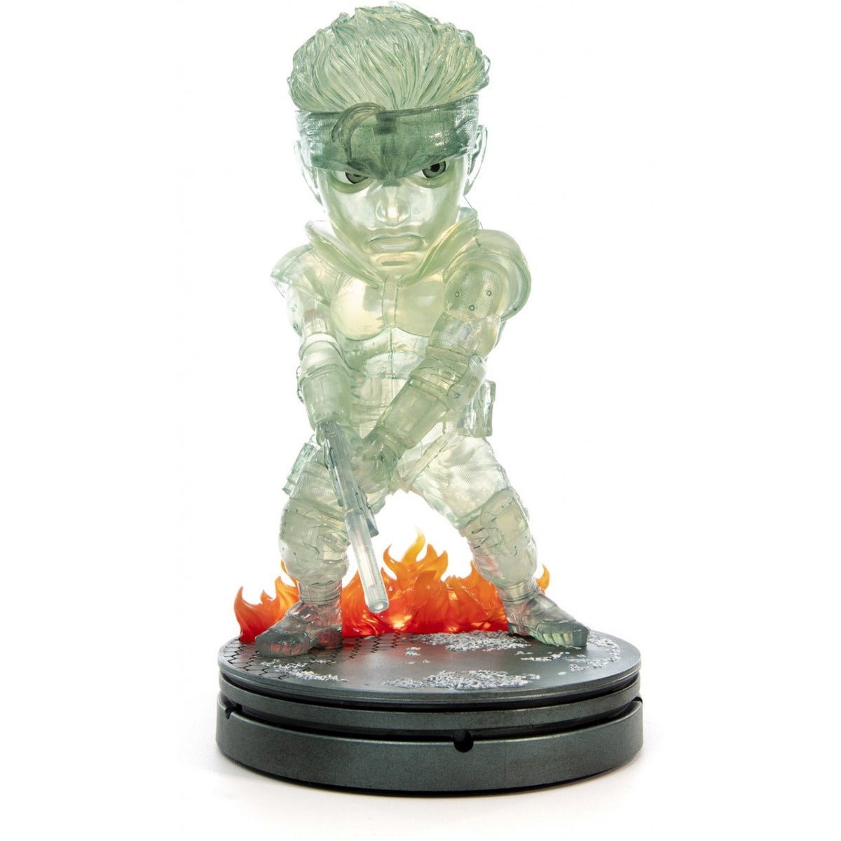 Metal Gear Solid - Solid Snake Stealth Camouflage PVC Painted Statue - GeekCore