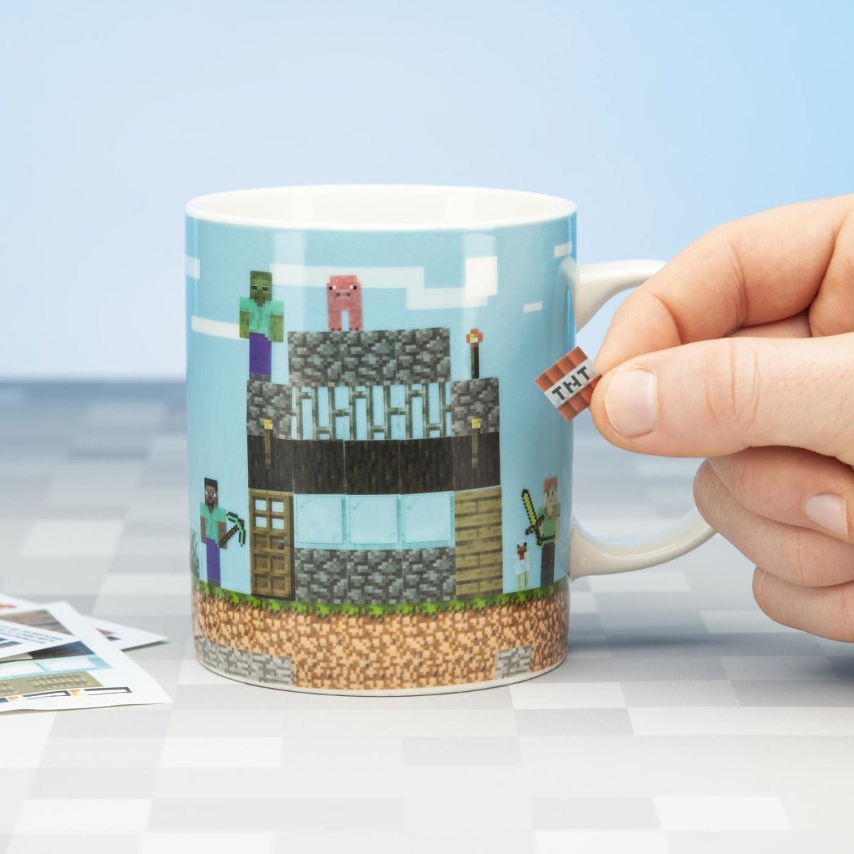 Minecraft Build A Level Mug - GeekCore
