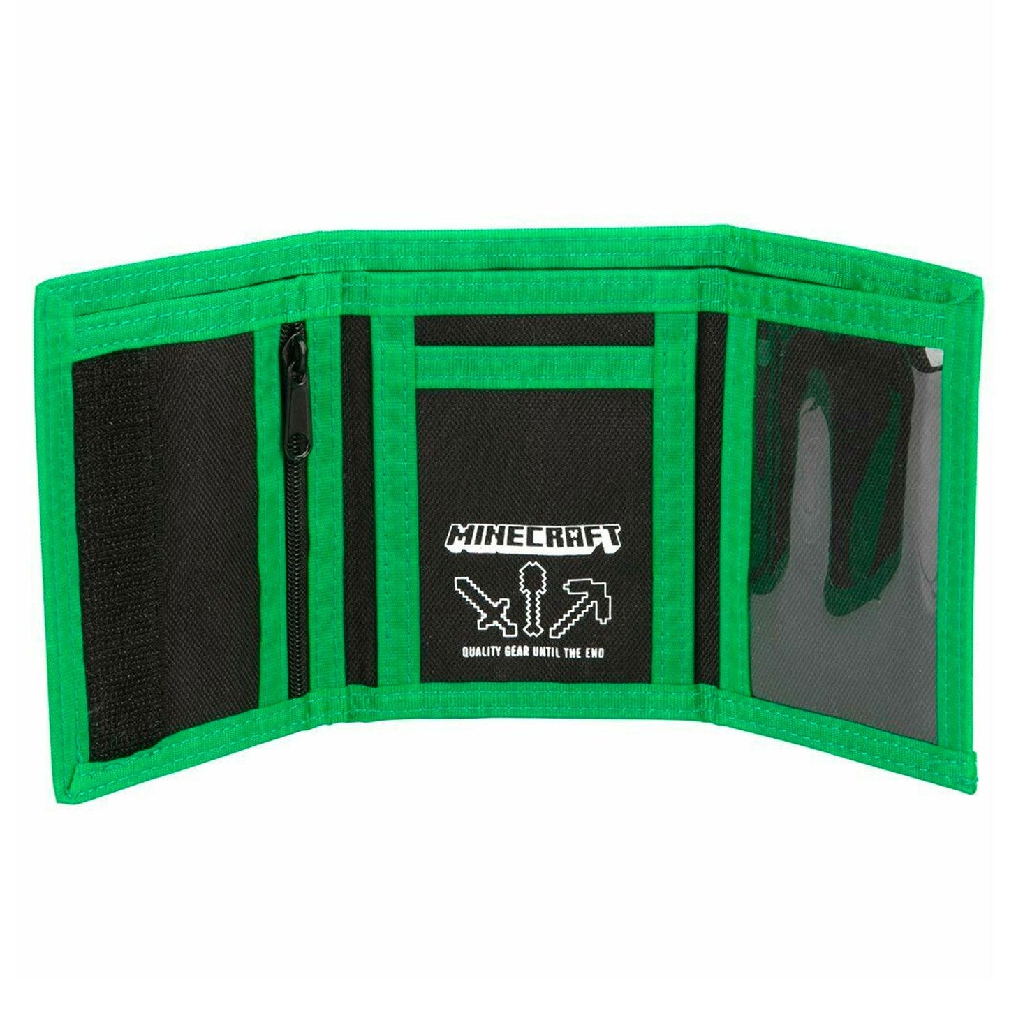 Minecraft Creeper Crowd Trifold Wallet - GeekCore