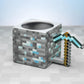 Minecraft Diamond Pickaxe 3D Mug - GeekCore