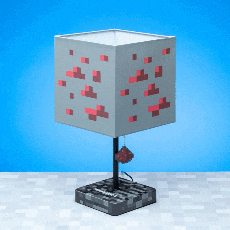 Minecraft Redstone Ore Lamp - GeekCore