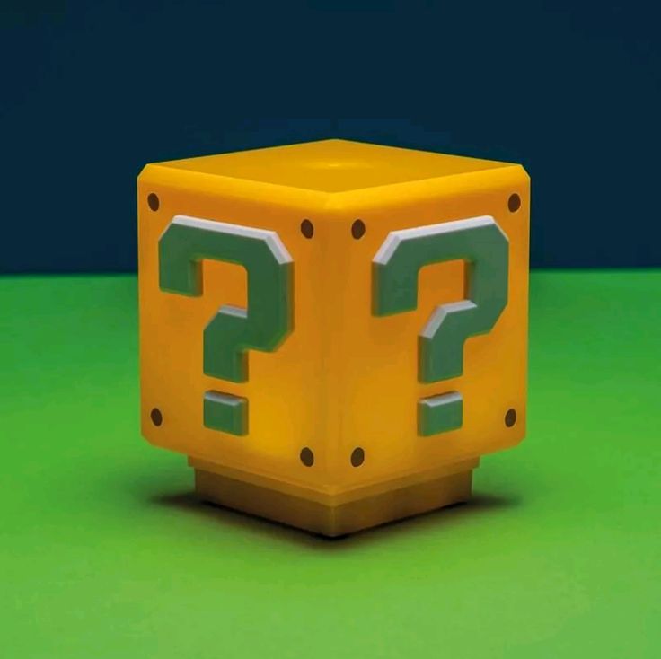 Mini Question Block Super Mario Light – GeekCore