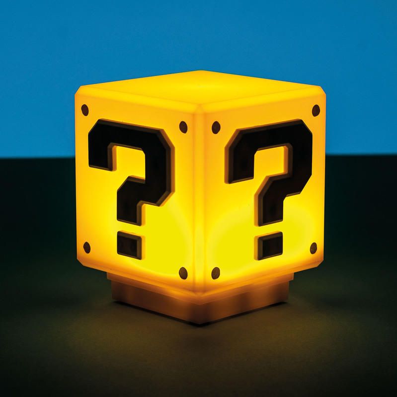 Mini Question Block Super Mario Light - GeekCore