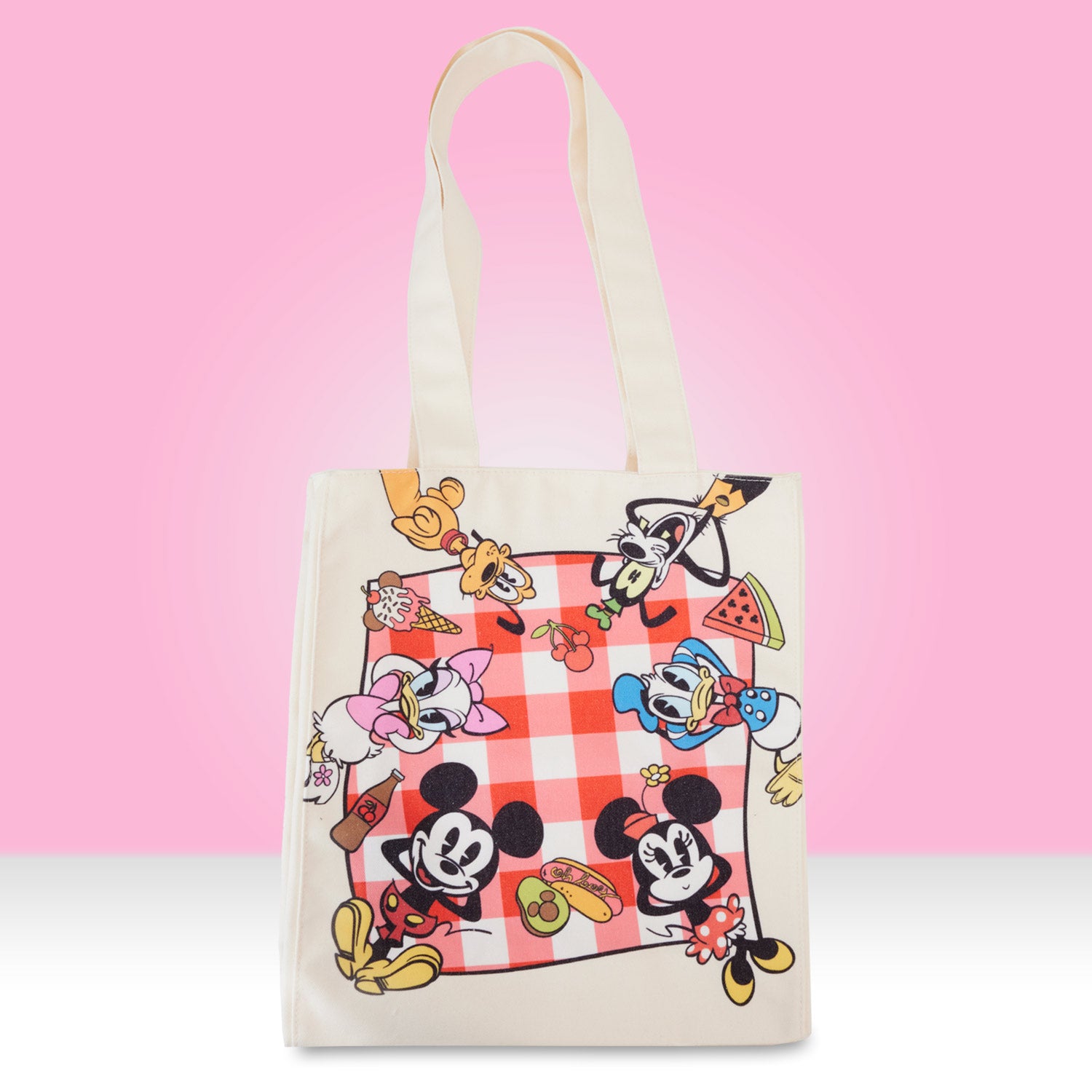 Loungefly x Disney Mickey and Friends Canvas Tote Bag
