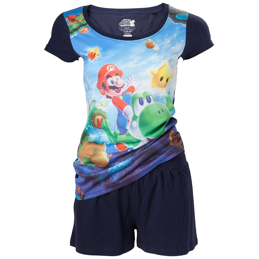 Nintendo Super Mario Female Shortama Pyjama Set - GeekCore