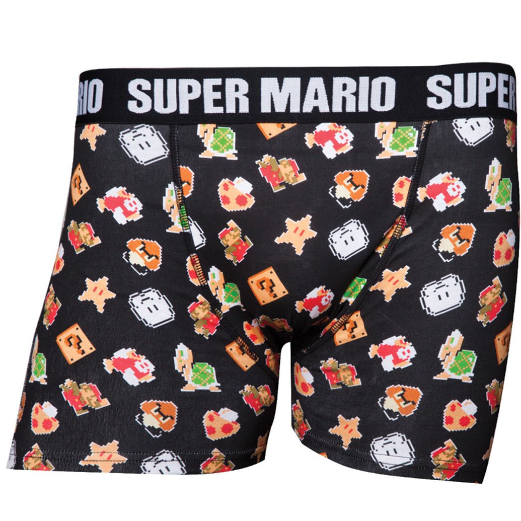 Nintendo Super Mario Icons Men's Underwear - GeekCore