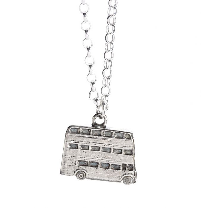 Official Harry Potter Knight Bus Sterling Silver Charm Necklace - GeekCore