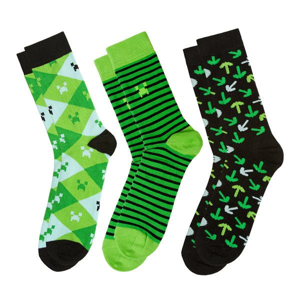 Official Minecraft Socks (Kid's Size) - GeekCore