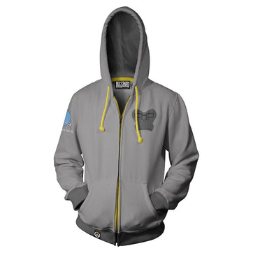 Overwatch Winston Zip - Up Hoodie - GeekCore