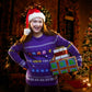 Pacman Knitted Christmas Jumper / Sweater - GeekCore