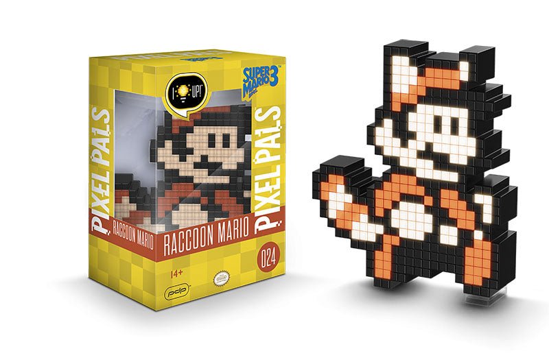 Pixel Pals - Super Mario Bros. 3 Raccoon Mario - GeekCore